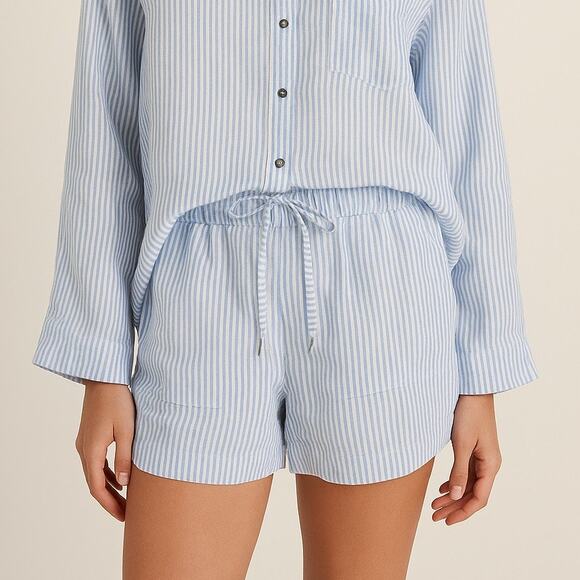 Charo Ruiz Striped Shorts Linen Blend - Picture 1 of 7